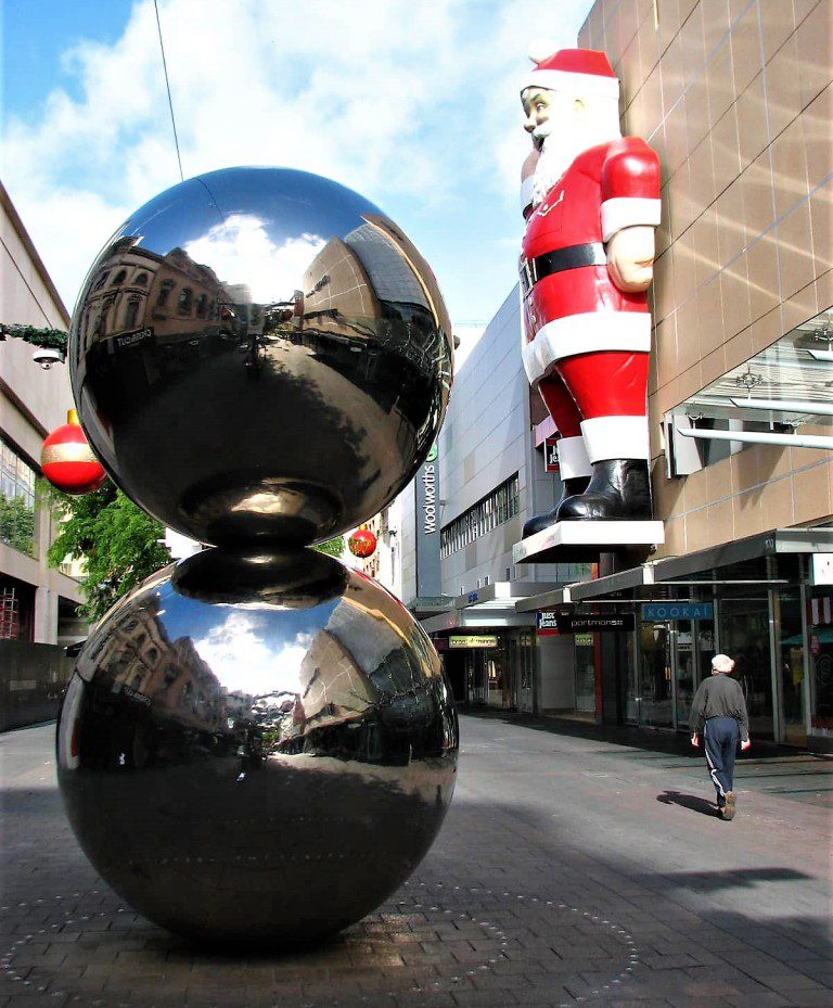 Święty Mikołaj na Rundle Mall w Adelaide