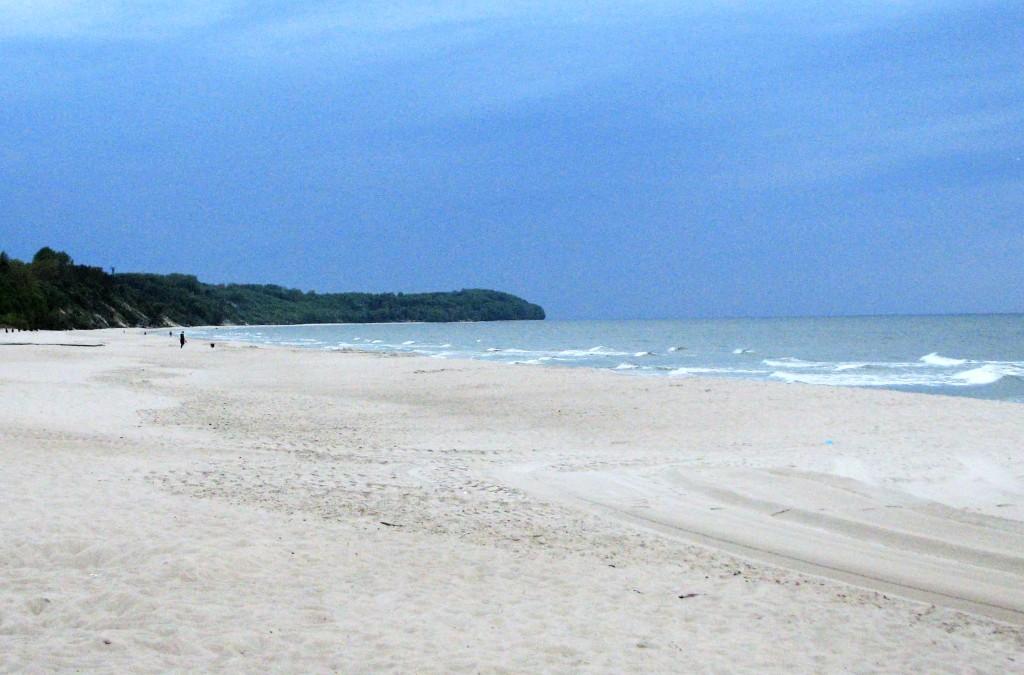 Władysławowo plaża o poranku