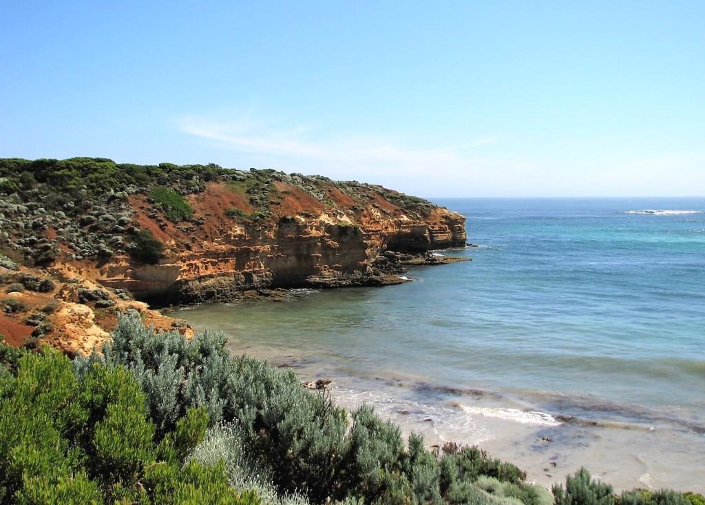 skały wokół Bay of Martyrs Great Ocean Road Australia
