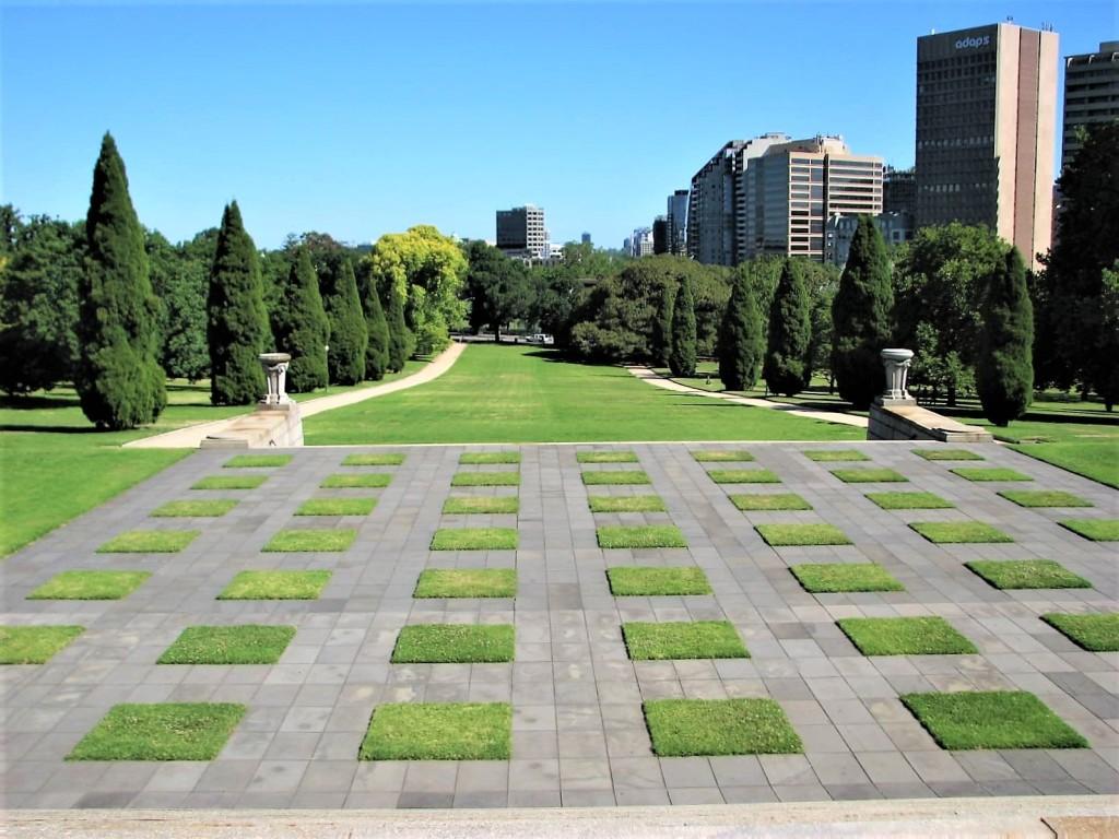 ogrody w King Domain w Melbourne