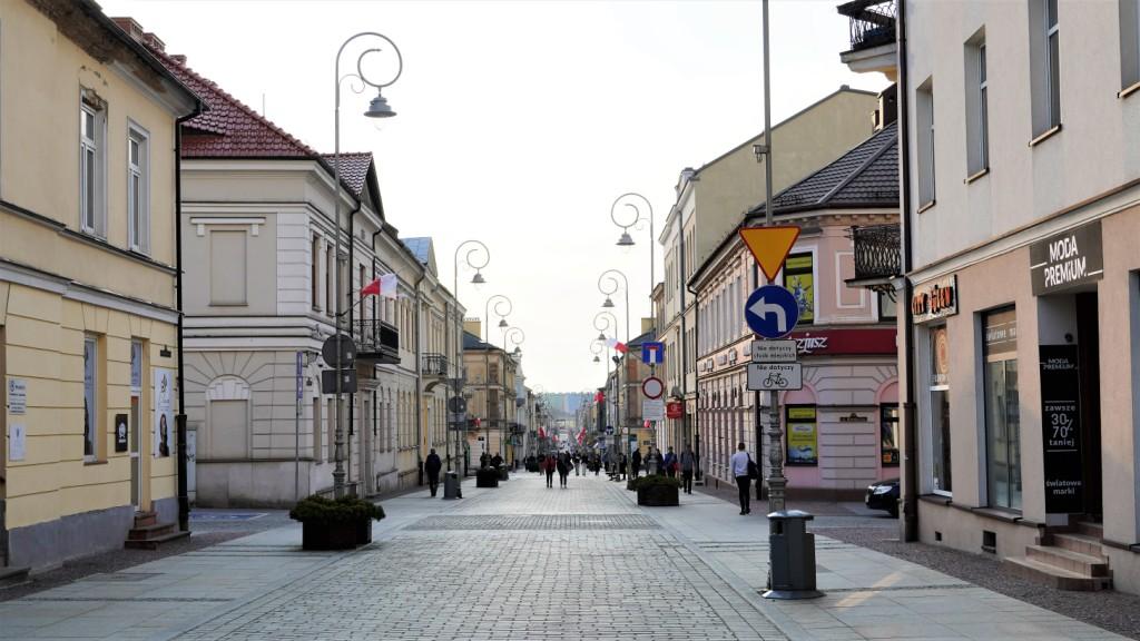 Ulica Sienkiewicza - główny deptak w Kielcach